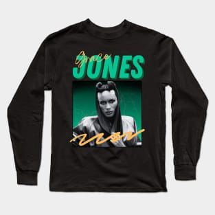 Grace jones***original retro Long Sleeve T-Shirt